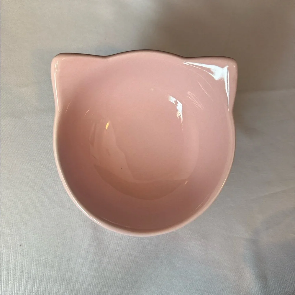 Park Life Designs - New York- Pink Cat Bowl- Hold 1 1/2 Cups. NWT